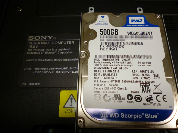 WD5000BEVT