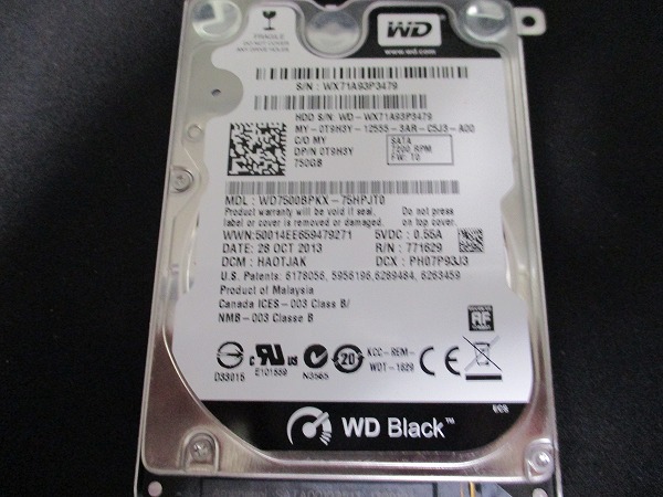 WD7500BPKX